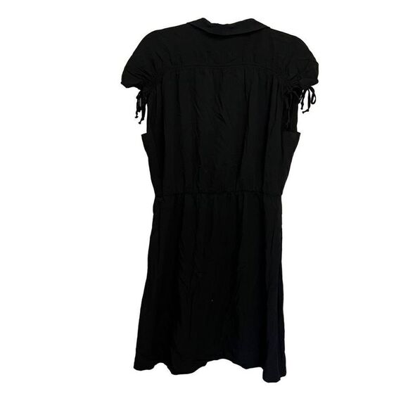 Maeve Anthropologie Black Mini Dress Size Medium - Picture 2 of 4